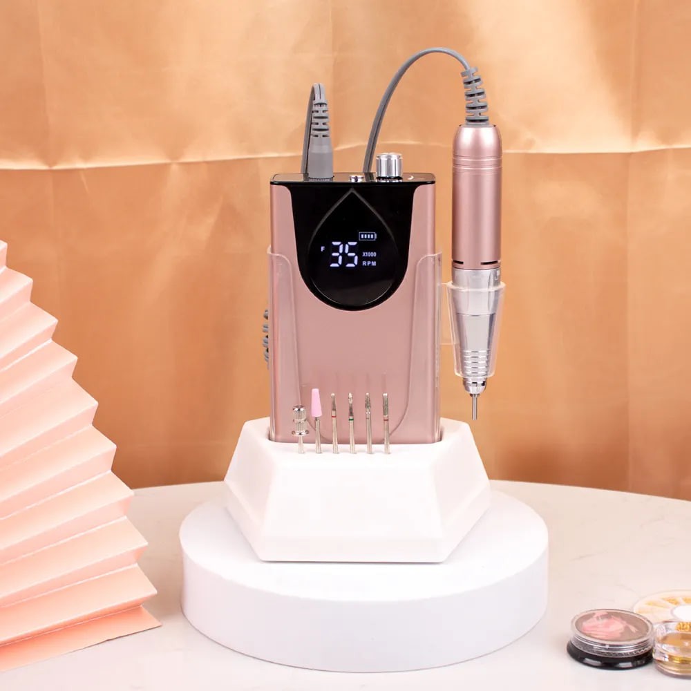 Aluminium Alloy Durable Material Professional Finger Toe Nail Care Electric Nail Drill Machine Manicure Nail Art Tools