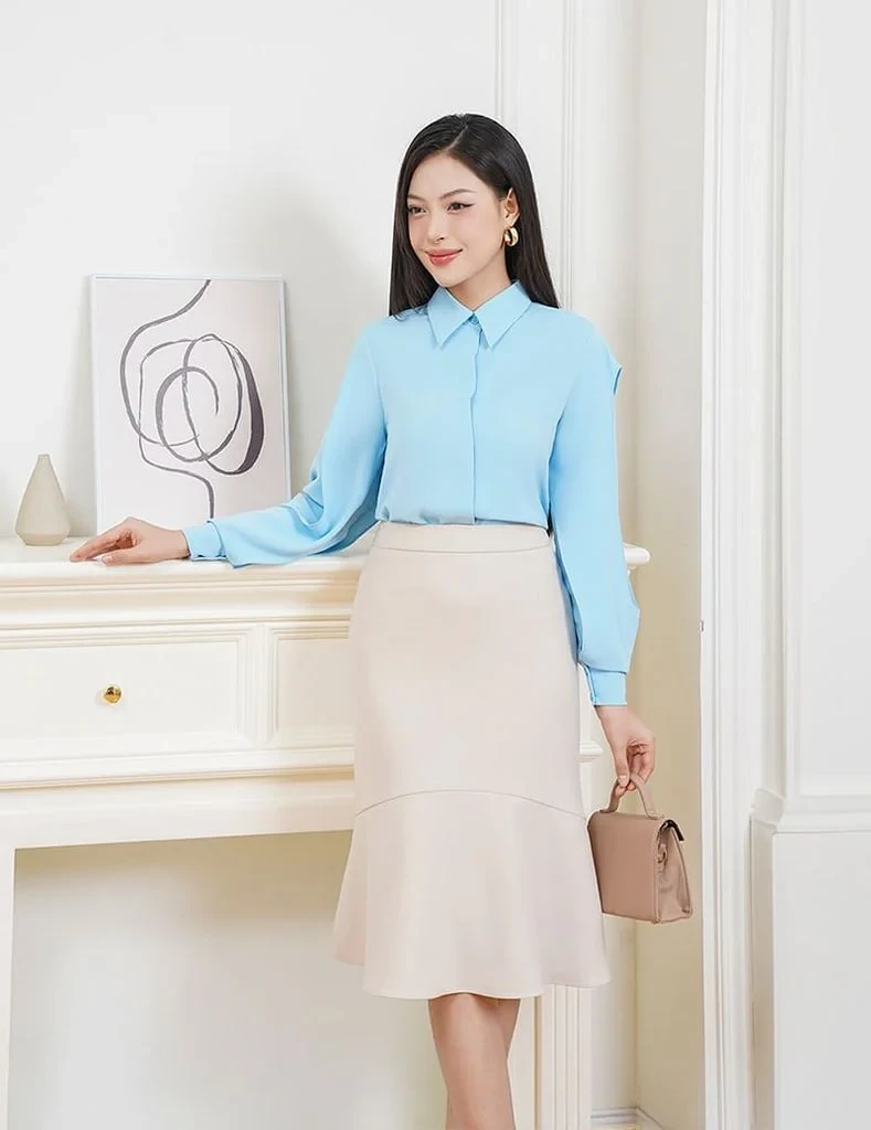 Women's office skirt WVN021K4