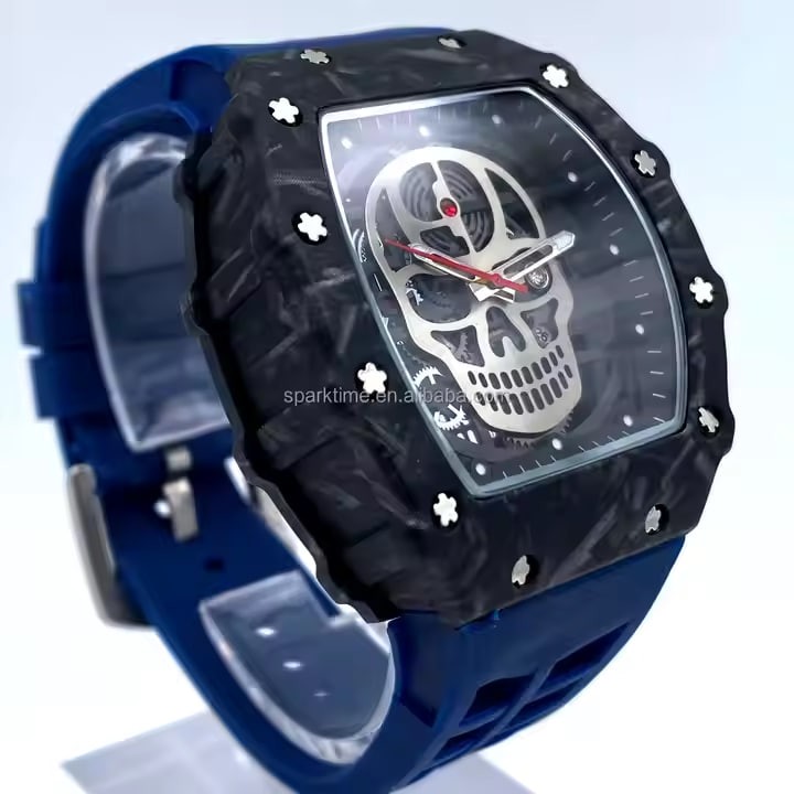 SPARKTIME Hot-selling Watches Men's Luxury Hip-hop Style Skulls Watch Personality Fashion Men's Quartz Watch