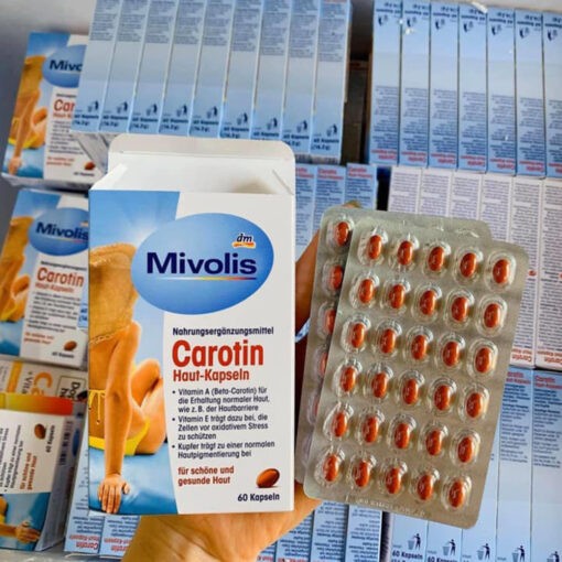 Mivolis Carotin Haut-Kapseln sunscreen tablets