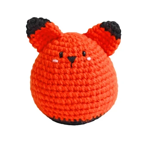 Bobicraft Wool Toy - Fennis Fox with Rattle