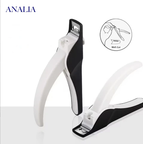 False nail clippers with measuring rod