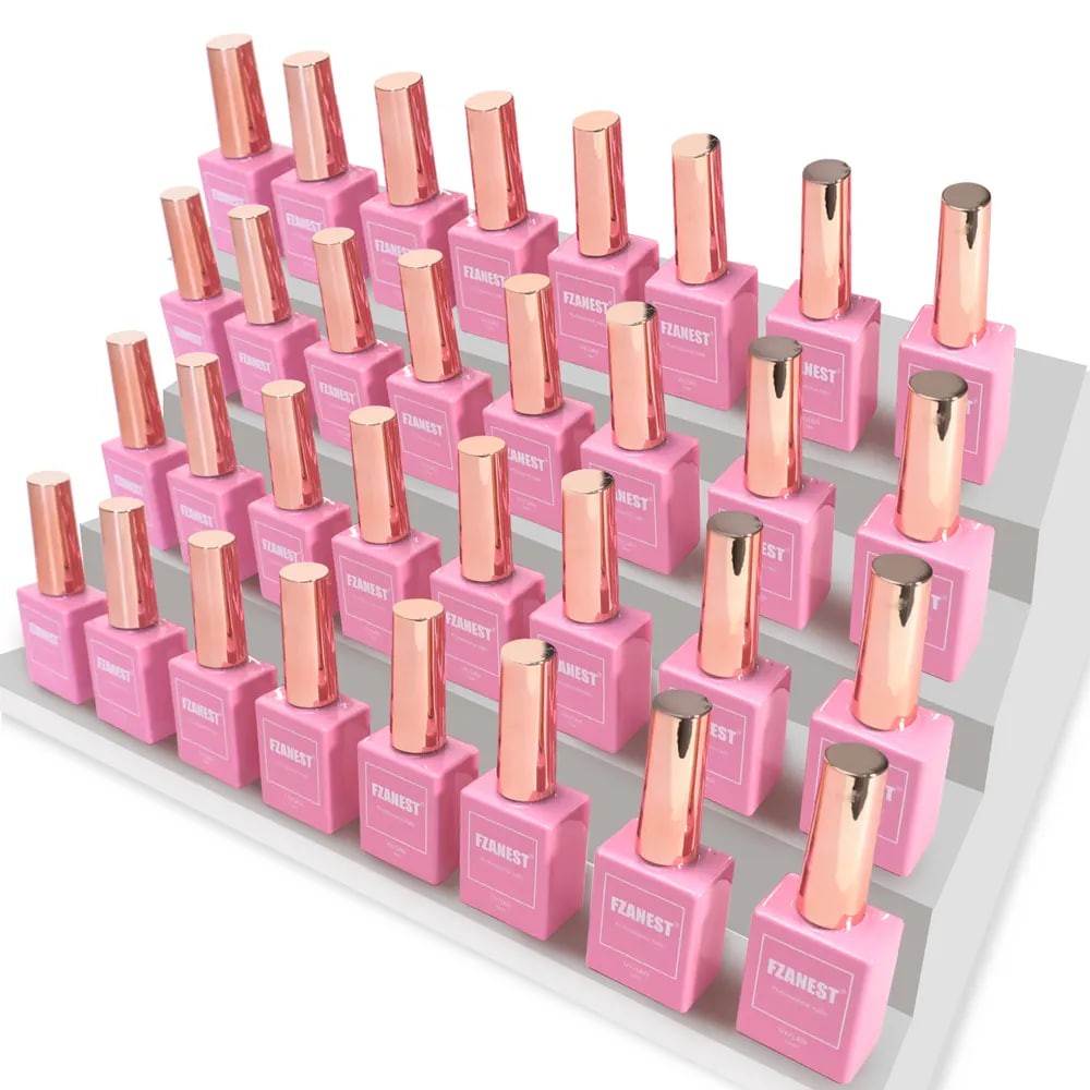 FZANEST Nail Supplies 1000+ Trendy Shades Gel Set Quick Dry Wholesale Private Label UV Gel Polish Nail Artists Beginners Bulk