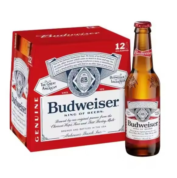 Budweiser Lager Beer in Bottles 33cl Order Online and Enjoy a Cheap Price for Sale No reviews yet