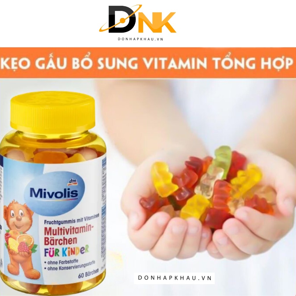 German Bear Candy Mivolis Multivitamin Barchen Fruit Flavor