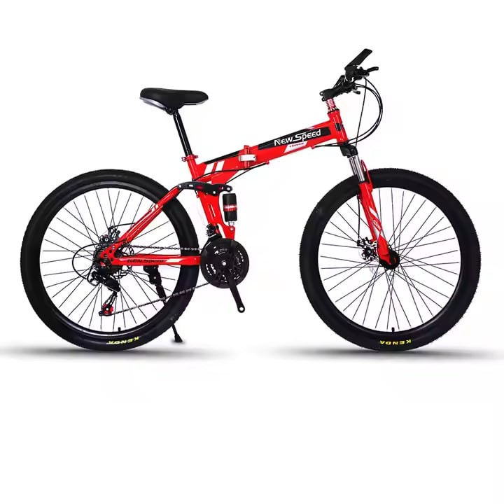 Wholesale 21 Speed Foldable Mountain Bike Bicycles Folding Mountain Bike 26/24 Mtb for Adults Men