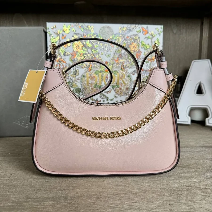 Michael Kors MK Wilma Small Leather Crossbody Bag 35H3G3WC5L Pink