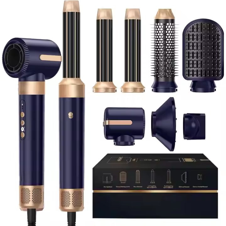 110000 Rpm High Speed Bldc Brushless Hair Tools Blow Dryer Brush Set Wrap Styler Cepillo Salon Hot Air Brush Hair Dryer