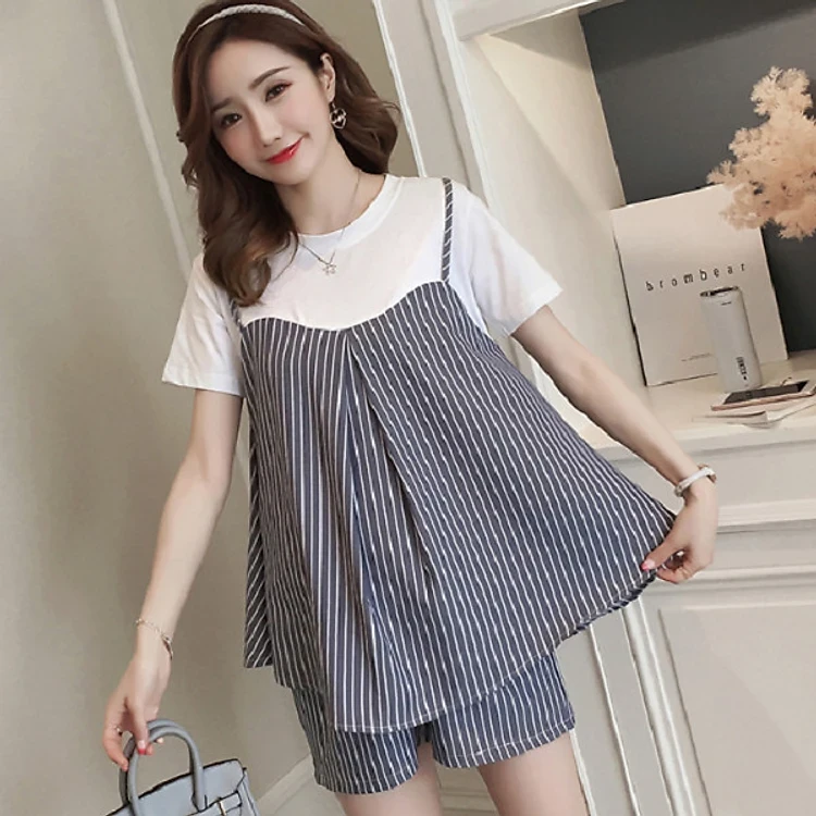 AZUNO HH26024 Summer Maternity Suit