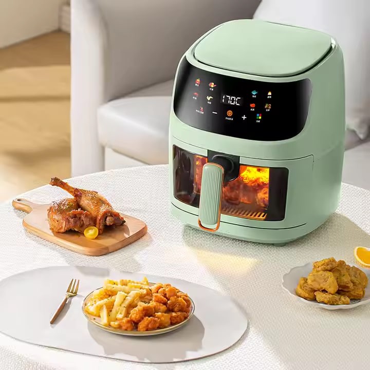 Visual 4.5L 6L 8L 12L Consumer Reports Best Hot Rack Without Oil As Seen As Silver crest Air Fryer Without Oil