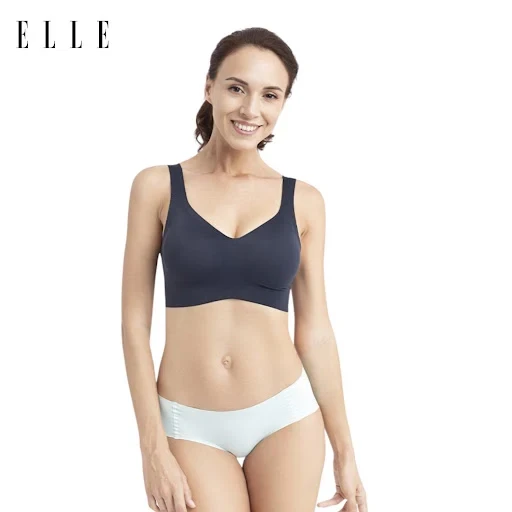 Elle - Seamless Bra - Navy (M)