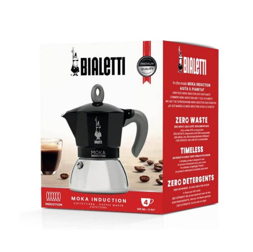 Bialetti New Moka Induction Coffee Maker Black