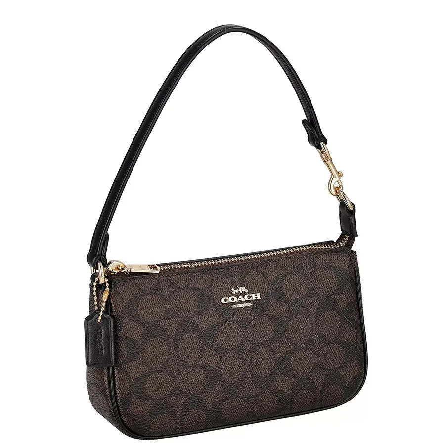 Coach Nolita 19 In Signature Canvas Shoulder Bag CW426 Brown