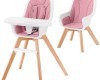 Kinderkraft Tixi high-end baby high chair - Pink