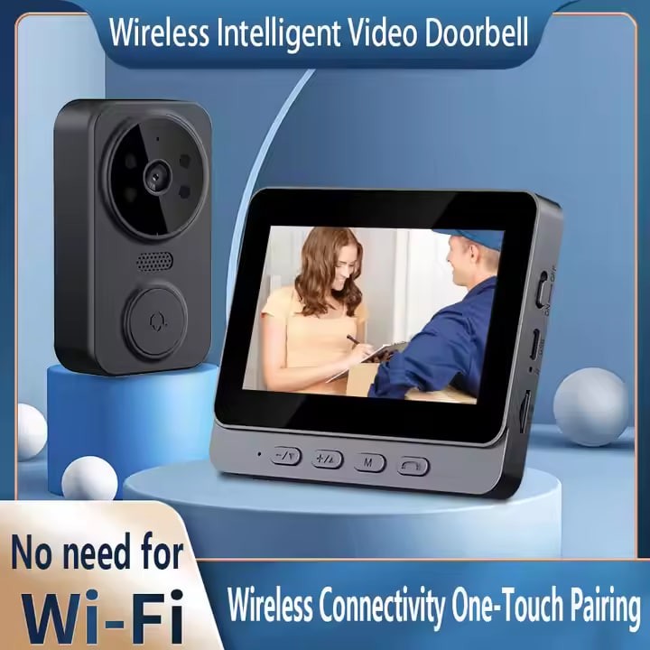 WiFi Door Cameras IPS Screen Digital Magic Door Eye Two-Way Intercom Smart Video Doorbell Camera