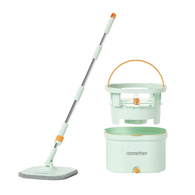 HOMETTLER CoolMop Hot Selling Cleaning Products Household Items Mop and Bucket Set Free Hand Washing Mop Easy Life Product