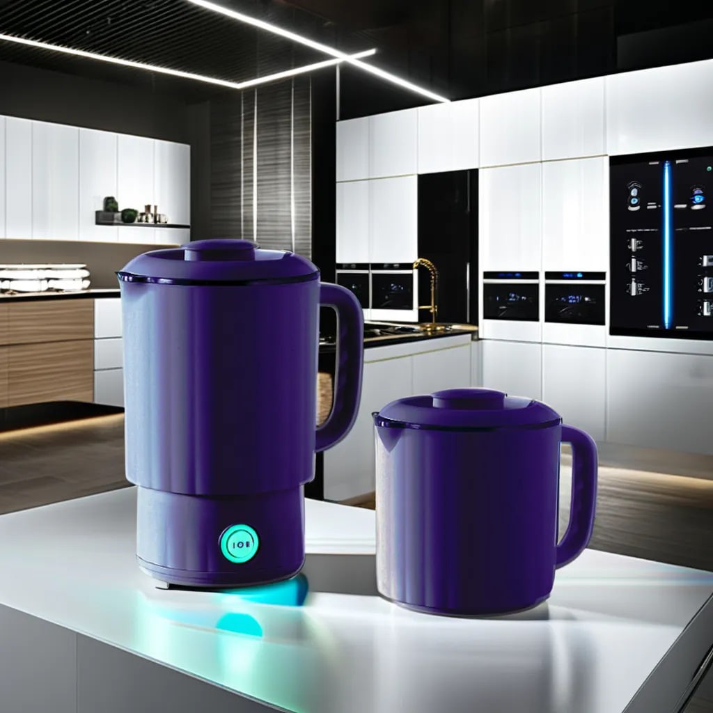 Travel Portable Household Hot Water Kettle High-end Hotel Coffee Making Stainless Steel Electric Kettle Foldable Electric Kettle