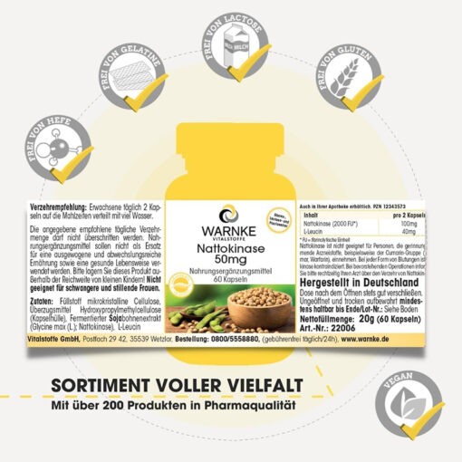 Warnke Anti-Stroke Tablets 60v