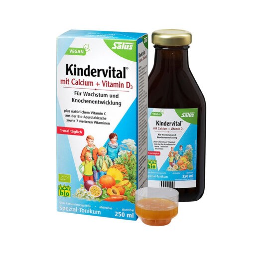 Calcium supplement syrup, vitamin to increase height Kindervital for babies