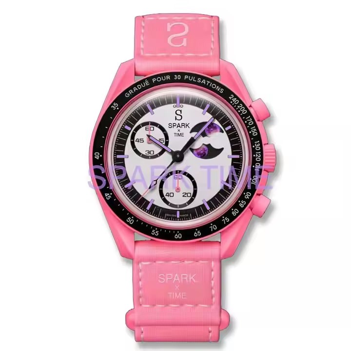 Luxury women's Quartz Watch Wholesale Custom Waterproof Planet Quartz pink moon Watches for lady oem odm