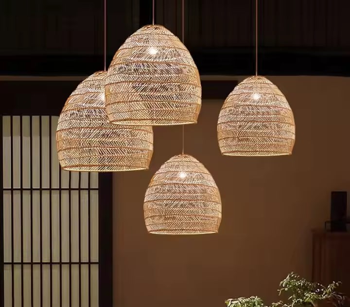 Best Selling - Bamboo Rattan Lampshade OEM Customize Lampshade - Handmade Home Decor Bamboo Craft Made in Vietnam 2023