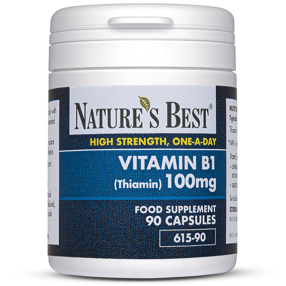Vitamin B1 (Thiamin) Capsules - 100mg