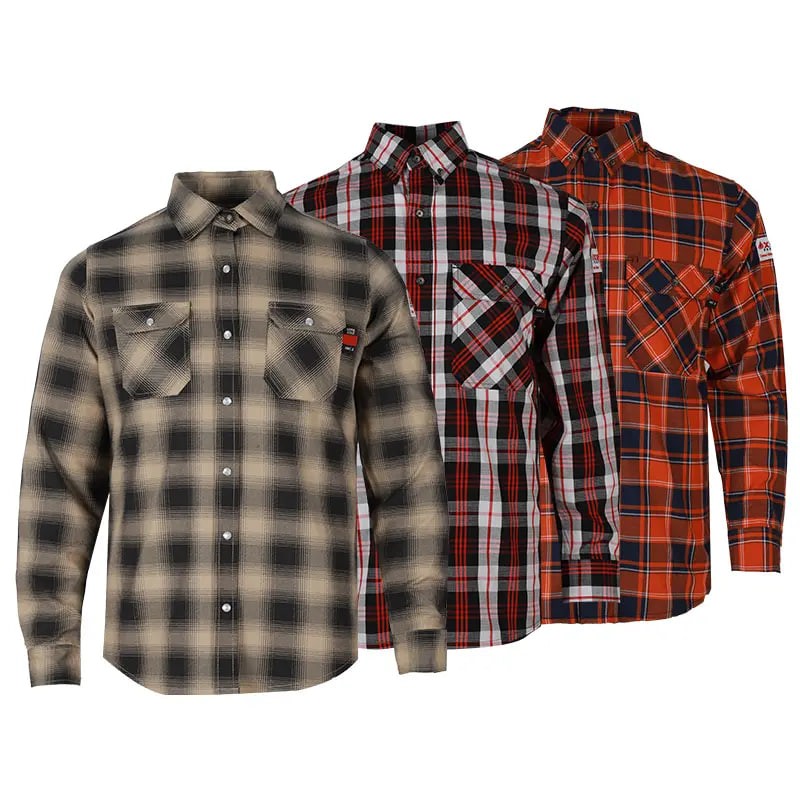 FRARCTEX UL Fire Resistant Shirt Mechanic Workwear Welding Field Work Shirt Anti Fire Clothing