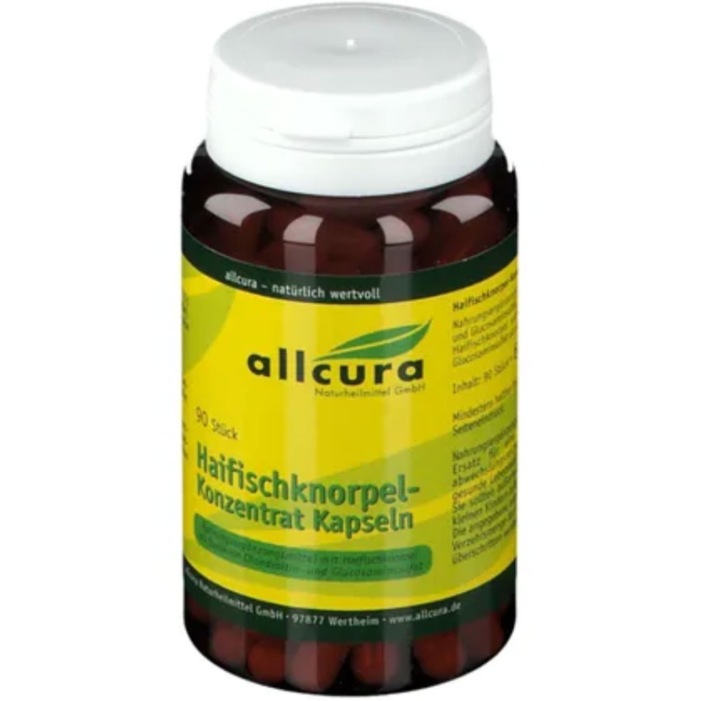 Allcura Haifischknorpel Konzentrate Kapseln Bone & Joint Cartilage Tablets, 90 Tablets