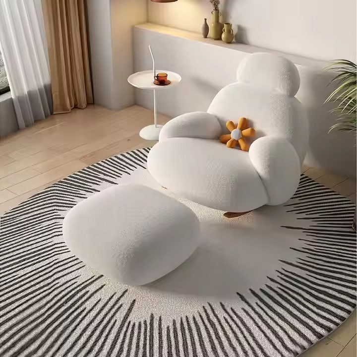 Wholesale Living Room Furniture Leisure Rocking Chair Balcony Living Room Leisure Sofa Chair Lazy Sofa Rocking Chair