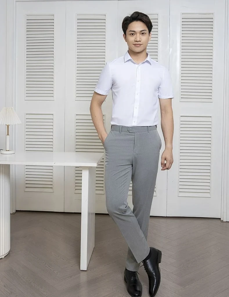 Men's short sleeve shirt MSS072S4