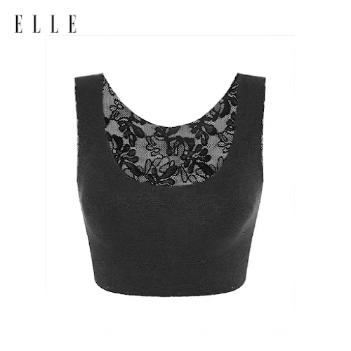 Elle - Seamless Bra - Black (S)