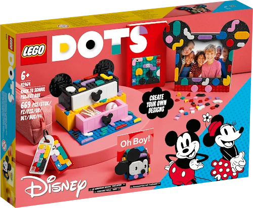 LEGO DOTS 41964 Mickey and Minnie 5-in-1 Creative Set Toy