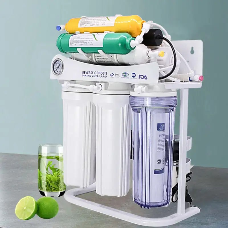 Filtro De Agua Uv Water Purifier Ro Water Filter Reverse Osmosi System 5 Stage Osmosis Water Filter or Purifier for Home