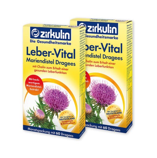 Zirculin Leber Vital Mariendistel Dragees liver supplement