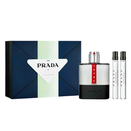 Prada Carbon Luna Rossa EDT gift set 3pcs