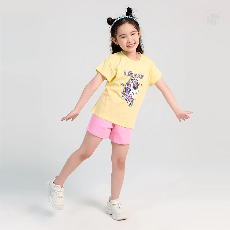 Sleeveless Clothes for Girls Missmeow Summer Wear Cotton Material Printed Unicorn Pony Size Big Kids 3,4,5,6,7,8 Years Old