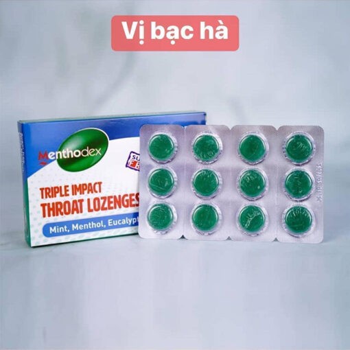 Menthodex Cough Lozenges Box of 2 blisters x 12 capsules