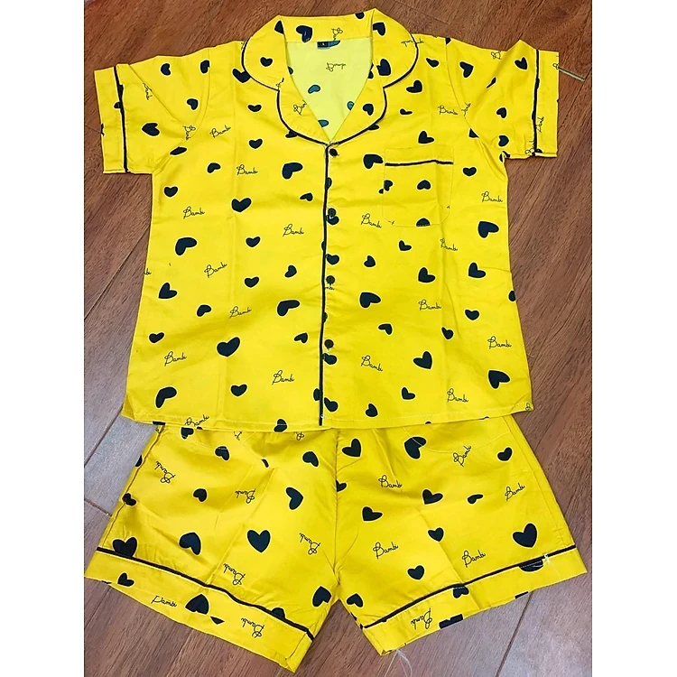 Short-sleeved summer pajama set