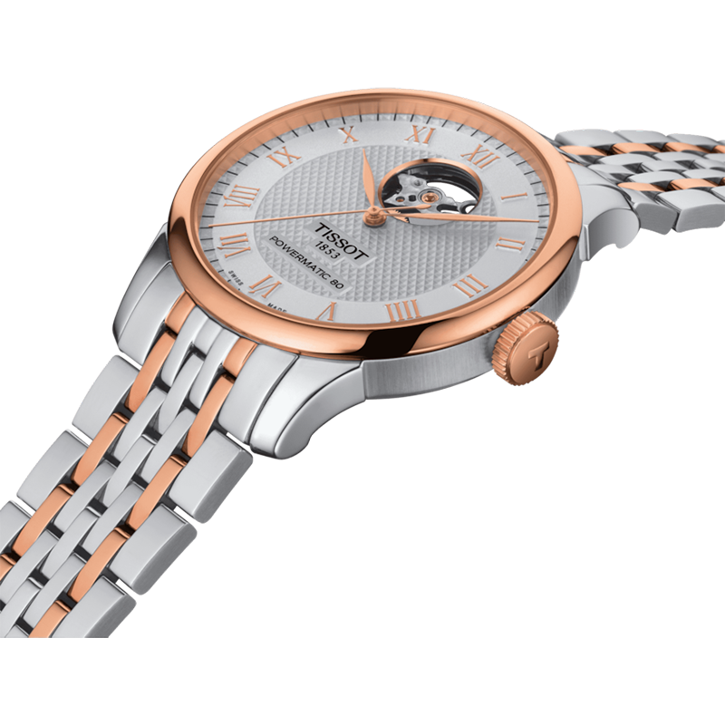 TISSOT T-Classic LE LOCLE POWERMATIC 80 OPEN HEART Men's Watch T006.407.22.033.02