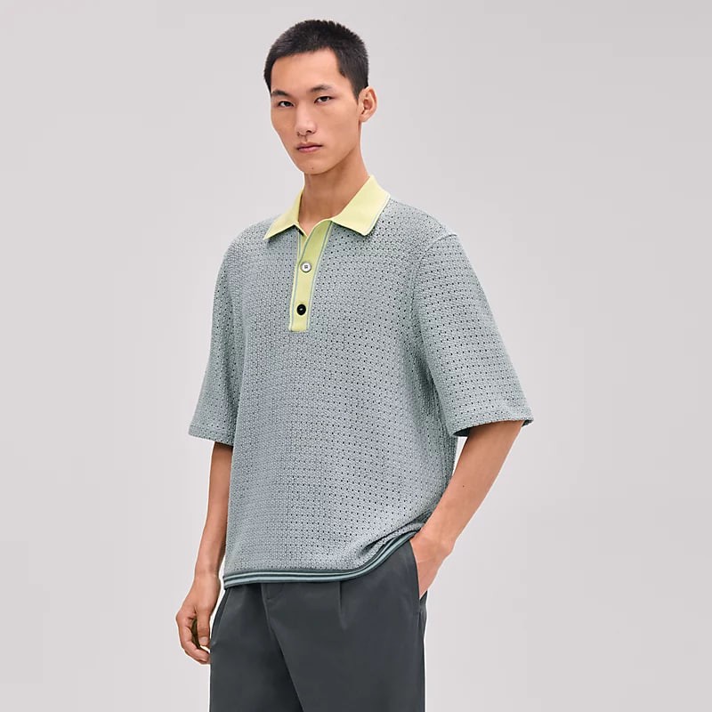 "Ajoures colores" polo shirt