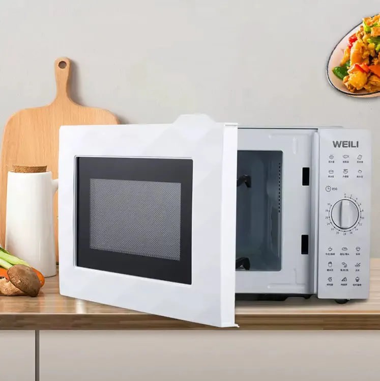 C 20L Microwave Oven for Home 220v Glass Plate Convection Oven Portable Built in Oven 3 in 1 Transformer Button Digital Electric