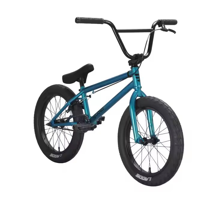 Funsea 18-Inch BMX Bicycles Single Speed Stunt Bike for Kids Teens Shiny Glossy Colors CPSC1512 EN16054 Compliant for Street Use