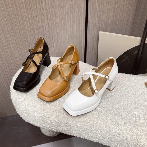 7 Inch Platform High Heels Cross Strap Distributor 23171