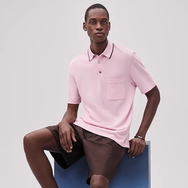 "Piqures sellier" polo shirt
