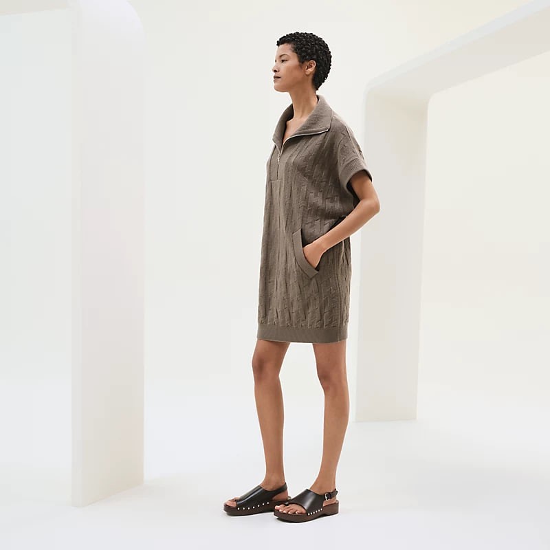"H" sweatshirt dress