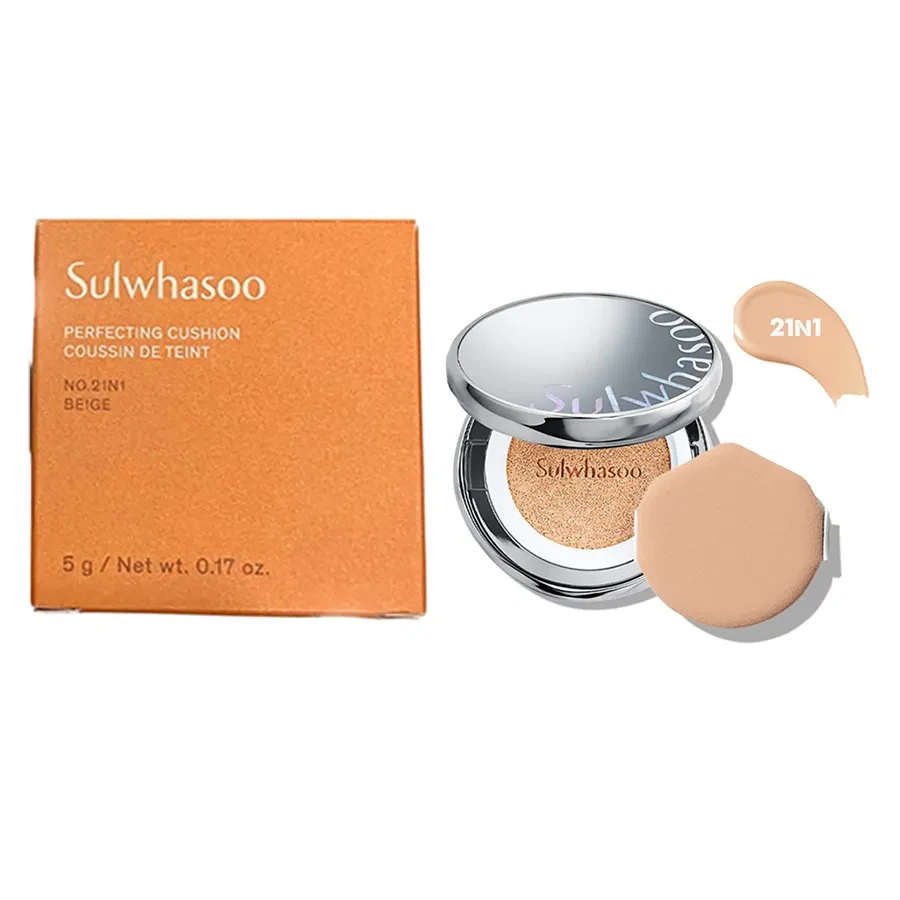 Sulwhasoo Perfecting Cushion De Teint SPF50/PA+++ Tone 21N1 - Beige, 5g