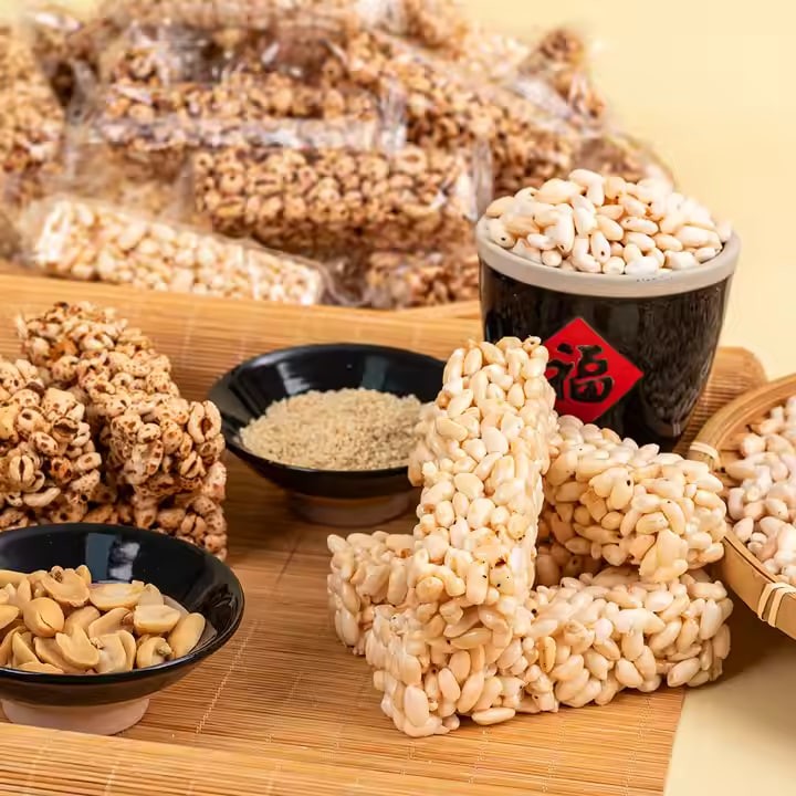 Wholesale Chinese Traditional Grain Snack Rich Flavors Crispy Crunchy Rice Crackers Healthy Chinese Snack Food