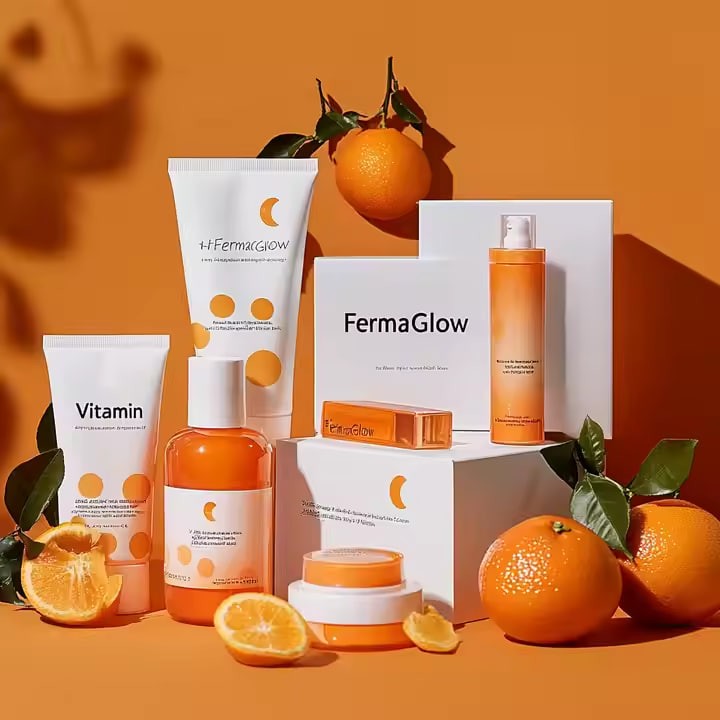 Biological Fermented Skincare,korean Herbal Hyaluronic Acid Retinol Anti Aging Wrinkle Whitening Glowing Vitamin c Skin Care Set