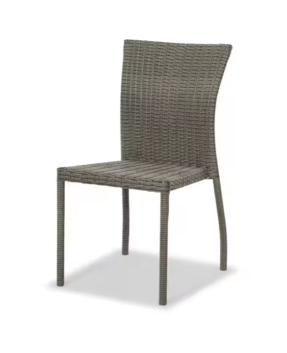 Durable Quality PE Plastic Wicker Rattan Poly Rattan Synthetic Stacking Chair Vietnam Garden Chair Outdoor Patio Furniture