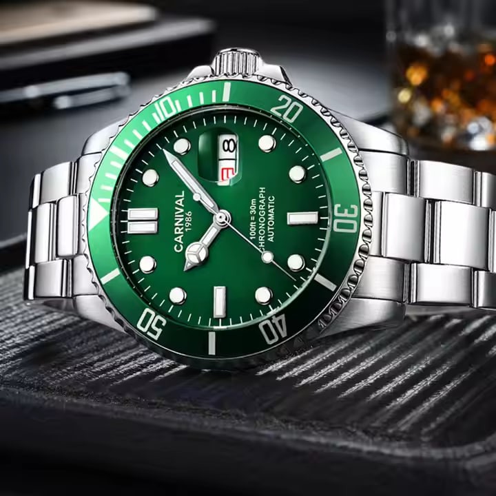 OEM 10 ATM Waterproof Luxury Japan Movement Montre Homme Wrist Stainless Steel Custom Logo Automatic Mechanical Watches